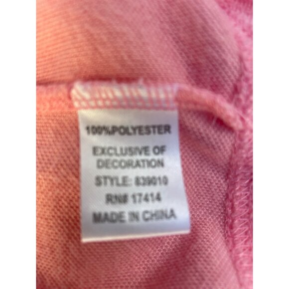 Miss Elaine Relax Pink Zip-Up Robe Size Medium Vintage - Picture 9 of 10